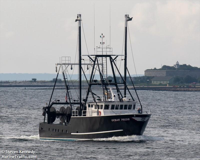 ocean pride (Fishing vessel) - IMO , MMSI 368327960, Call Sign WDN9536 under the flag of United States (USA)