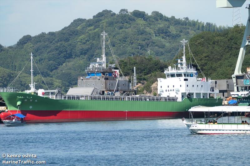 saga maru (General Cargo Ship) - IMO 1029522, MMSI 431022348, Call Sign JD5282 under the flag of Japan