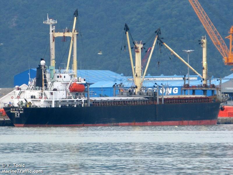 morning ninni (Vehicles Carrier) - IMO 9367592, MMSI 440334000, Call Sign D7JC under the flag of Korea