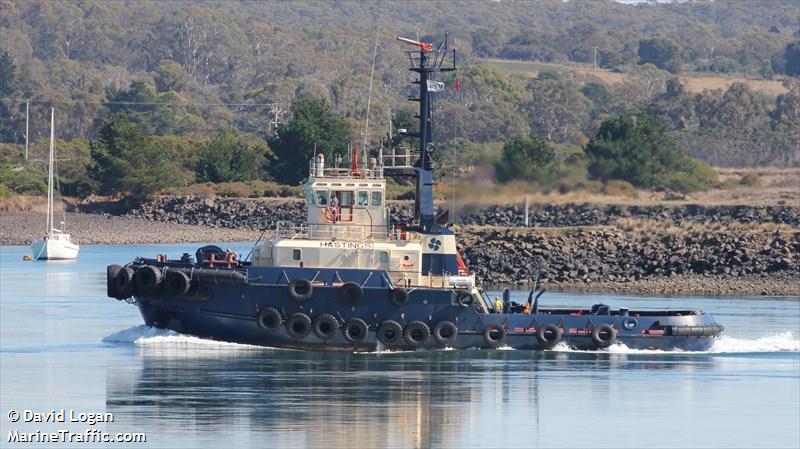 hastings (Tug) - IMO , MMSI 503250000, Call Sign VLHA under the flag of Australia