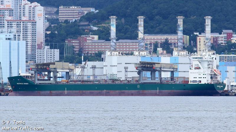 westwood rainier (General Cargo Ship) - IMO 9226035, MMSI 563200400, Call Sign 9V9003 under the flag of Singapore