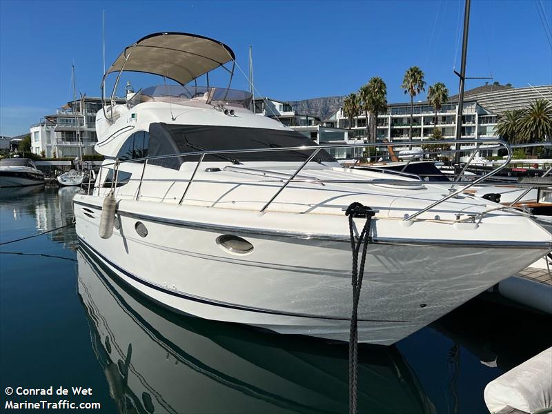 baccah (Pleasure craft) - IMO , MMSI 601617900, Call Sign ZR8753 under the flag of South Africa