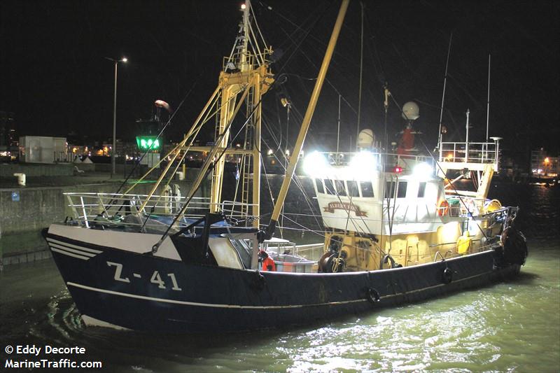 z41 albert bos (Fishing Vessel) - IMO 8745436, MMSI 205263000, Call Sign OPBO under the flag of Belgium