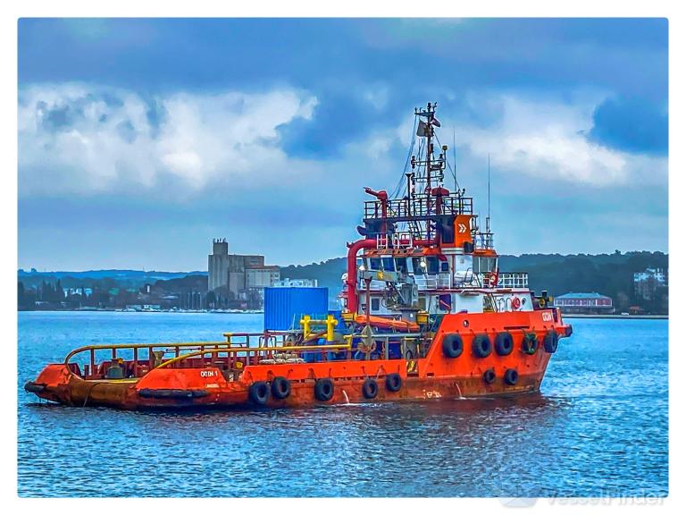 odin 1 (Offshore Tug/Supply Ship) - IMO 9492995, MMSI 209910000, Call Sign 5BLM5 under the flag of Cyprus