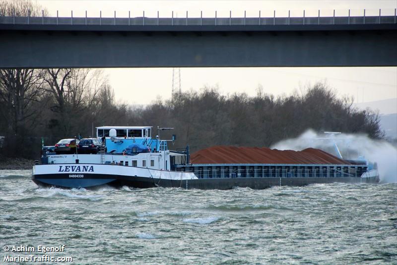 levana (Cargo ship) - IMO , MMSI 211169680, Call Sign DD2692 under the flag of Germany