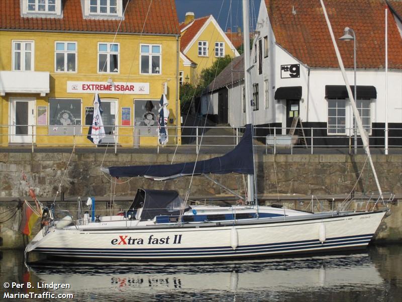 sy extra fast ii (Sailing vessel) - IMO , MMSI 211389240, Call Sign DB 6022 under the flag of Germany