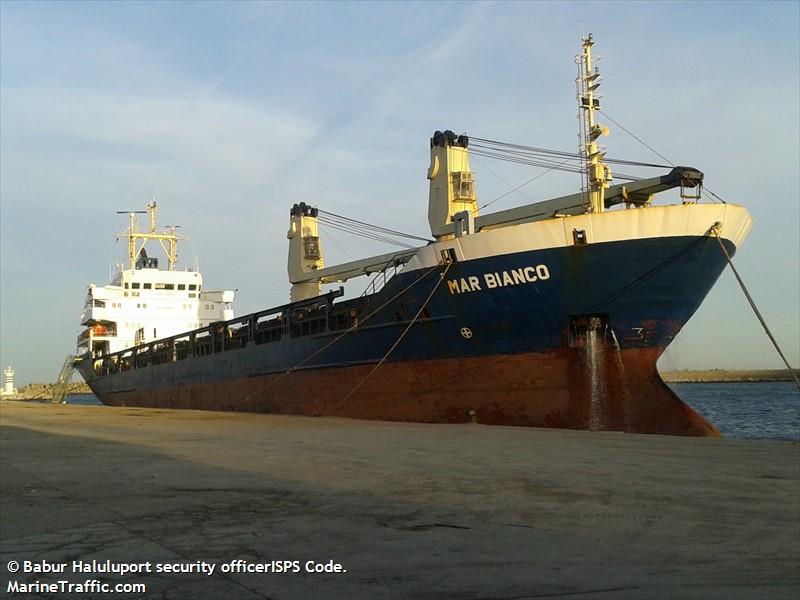 mar bianco (General Cargo Ship) - IMO 8115576, MMSI 214181219, Call Sign ERLS under the flag of Moldova