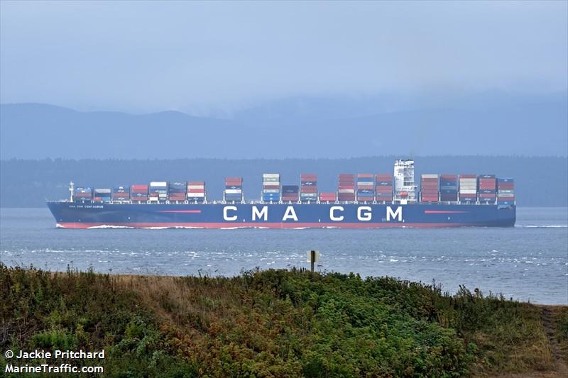 cma cgm centaurus (Container Ship) - IMO 9410777, MMSI 215225000, Call Sign 9HA5020 under the flag of Malta