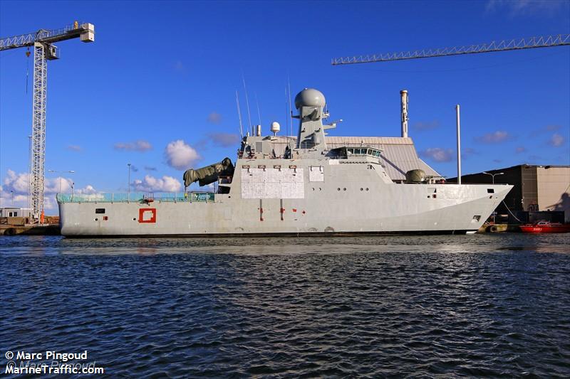 hdms lauge koch (Military ops) - IMO , MMSI 219030000, Call Sign OVFI under the flag of Denmark