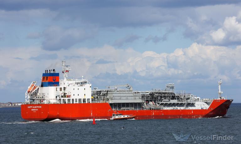 happy albatross (LPG Tanker) - IMO 9675066, MMSI 219287000, Call Sign OWZU2 under the flag of Denmark