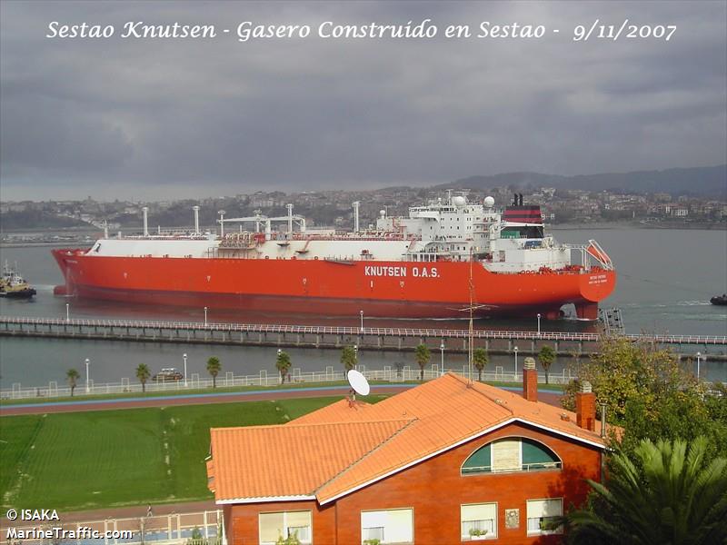 sestao knutsen (LNG Tanker) - IMO 9338797, MMSI 225372000, Call Sign ECBK under the flag of Spain