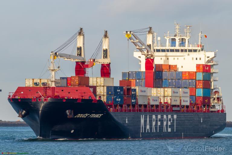douce france (Container Ship) - IMO 9845661, MMSI 228395600, Call Sign FMMZ under the flag of France