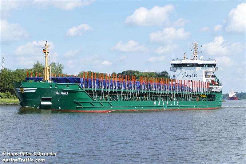 aland (General Cargo Ship) - IMO 9350783, MMSI 235050837, Call Sign MCRH under the flag of United Kingdom (UK)