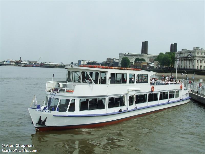 london rose (Passenger ship) - IMO , MMSI 235054307, Call Sign VSUR3 under the flag of United Kingdom (UK)