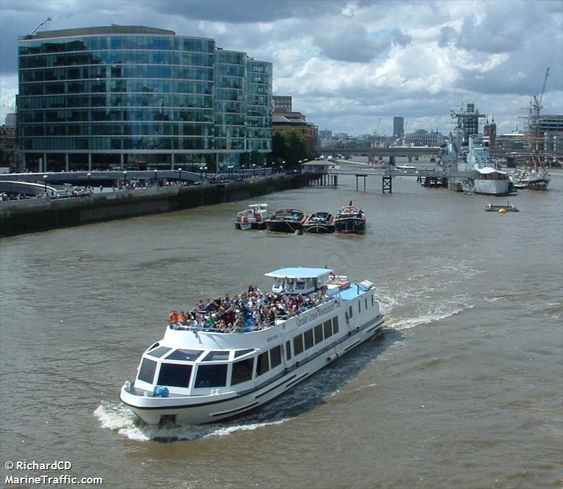 mercuria (Passenger ship) - IMO , MMSI 235054999, Call Sign MNJM4 under the flag of United Kingdom (UK)