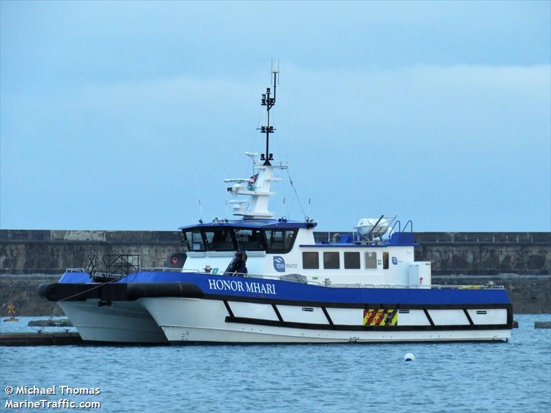 honor mhari (HSC) - IMO , MMSI 235102035, Call Sign 2HAM2 under the flag of United Kingdom (UK)