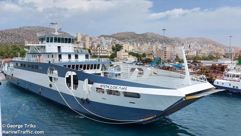 empedoklis (Passenger/Ro-Ro Cargo Ship) - IMO 9812793, MMSI 239980600, Call Sign SVA7322 under the flag of Greece