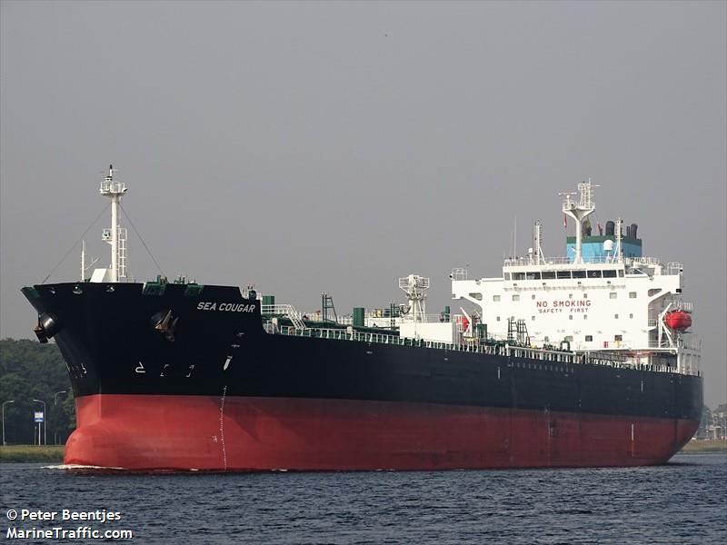 sea cougar (Chemical/Oil Products Tanker) - IMO 9834868, MMSI 241631000, Call Sign SVDC3 under the flag of Greece