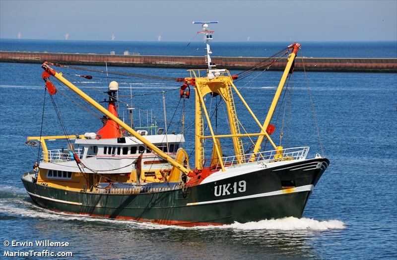 uk19 marja netty (Fishing Vessel) - IMO 8121343, MMSI 244541000, Call Sign PFVC under the flag of Netherlands