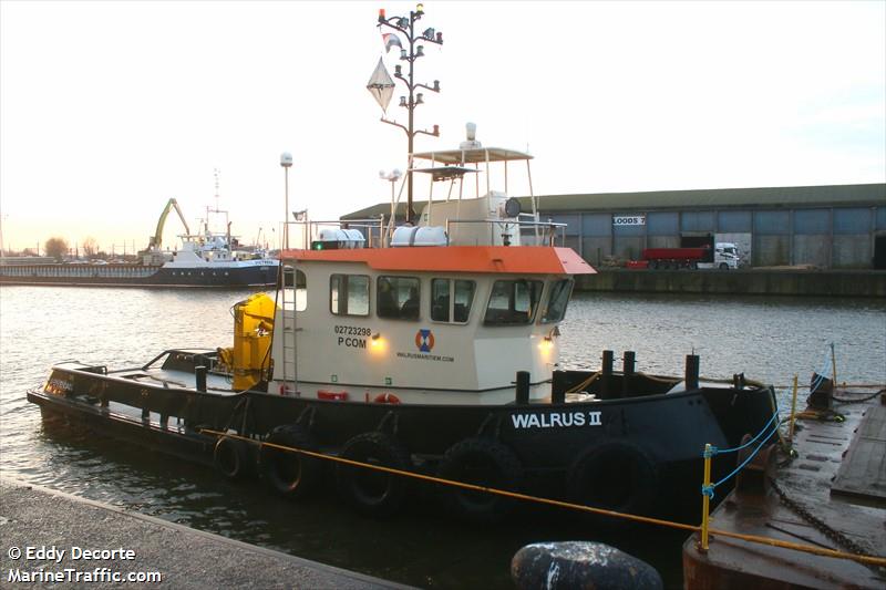 walrus ii (Tug) - IMO , MMSI 244750814, Call Sign PCOM under the flag of Netherlands