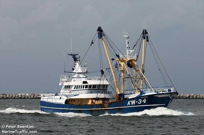 fv-r0semarie kw34 (Fishing Vessel) - IMO 9152662, MMSI 245899000, Call Sign PEAV under the flag of Netherlands