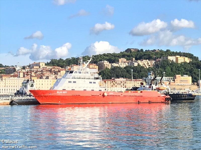 blue boy (Offshore Tug/Supply Ship) - IMO 9221152, MMSI 247342500, Call Sign IJIE2 under the flag of Italy