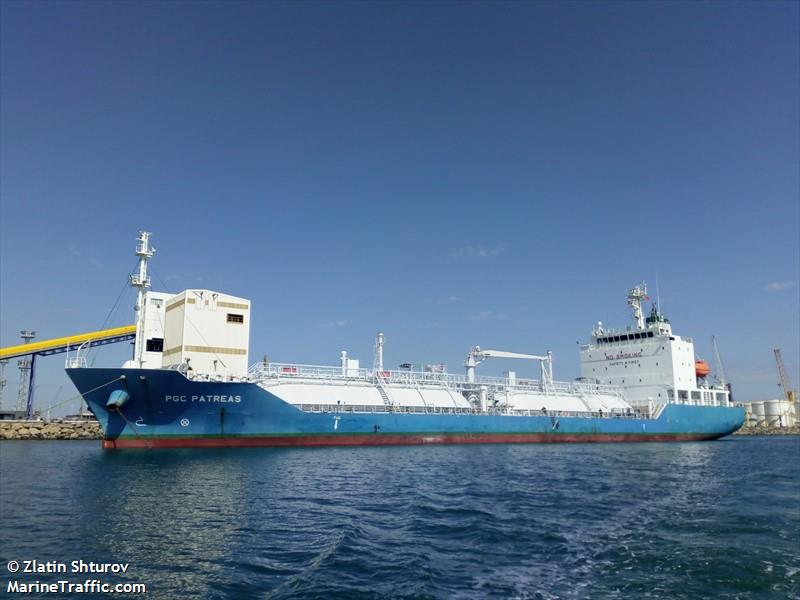 pgc patreas (LPG Tanker) - IMO 9796169, MMSI 248253000, Call Sign 9HA4579 under the flag of Malta