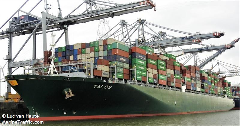 talos (Container Ship) - IMO 9728930, MMSI 249769000, Call Sign 9HA4371 under the flag of Malta