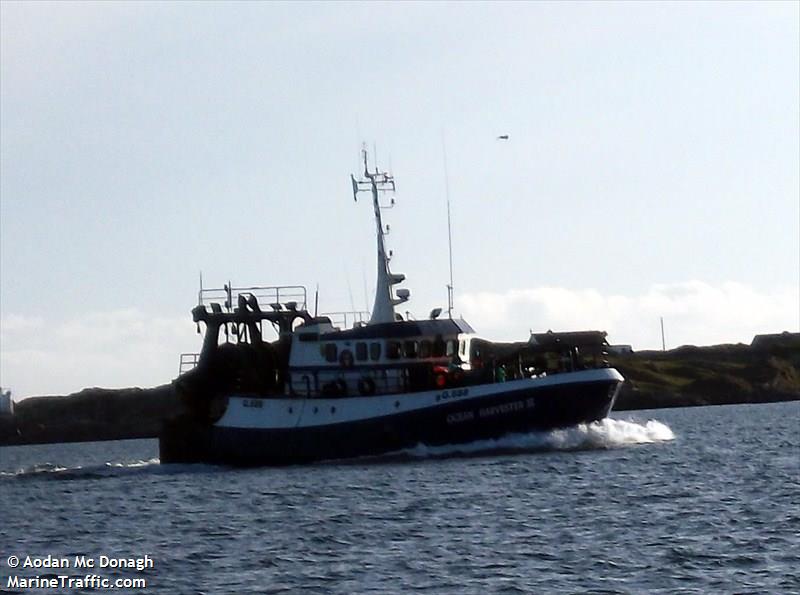 ocean harvester ii (Fishing vessel) - IMO , MMSI 250001205, Call Sign EIDI4 under the flag of Ireland