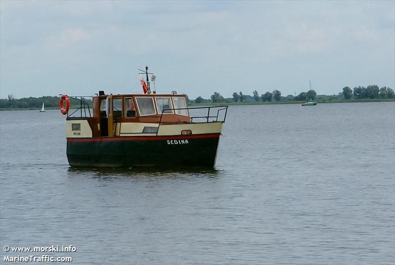 sedina (Pleasure craft) - IMO , MMSI 261014480, Call Sign    00O under the flag of Poland