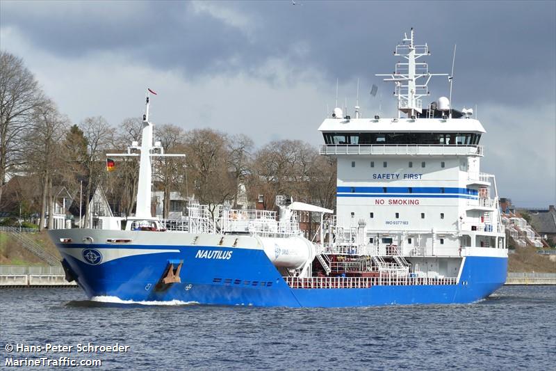 nautilus (Chemical/Oil Products Tanker) - IMO 9377183, MMSI 266475000, Call Sign SBFV under the flag of Sweden