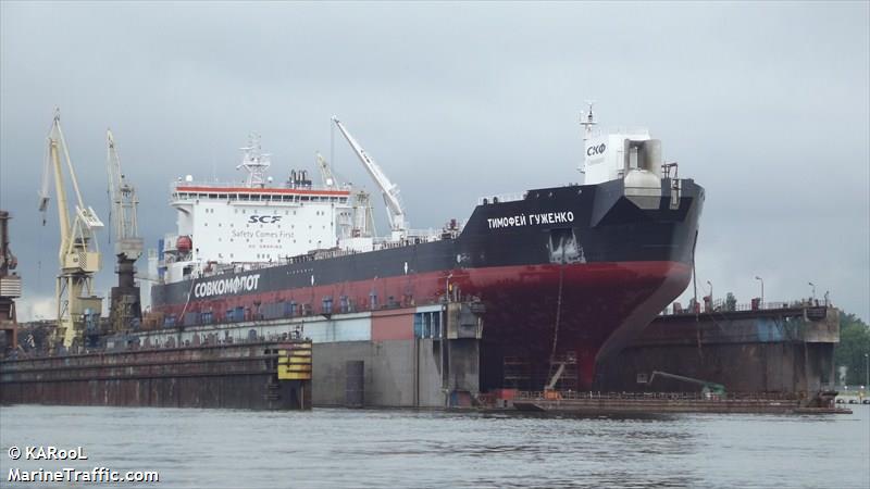 timofey guzhenko (Crude Oil Tanker) - IMO 9372561, MMSI 273330620, Call Sign UBQF5 under the flag of Russia