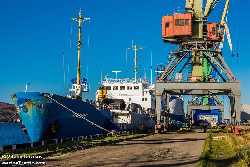 pomor (Fish Carrier) - IMO 8860468, MMSI 273398570, Call Sign UBWO2 under the flag of Russia