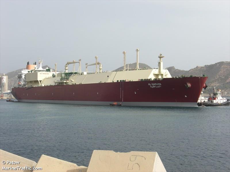 al safliya (LNG Tanker) - IMO 9337963, MMSI 308171000, Call Sign C6WF3 under the flag of Bahamas