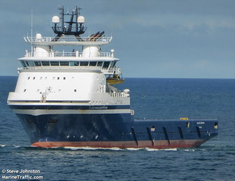 island champion (Offshore Tug/Supply Ship) - IMO 9366598, MMSI 311000381, Call Sign C6BW2 under the flag of Bahamas