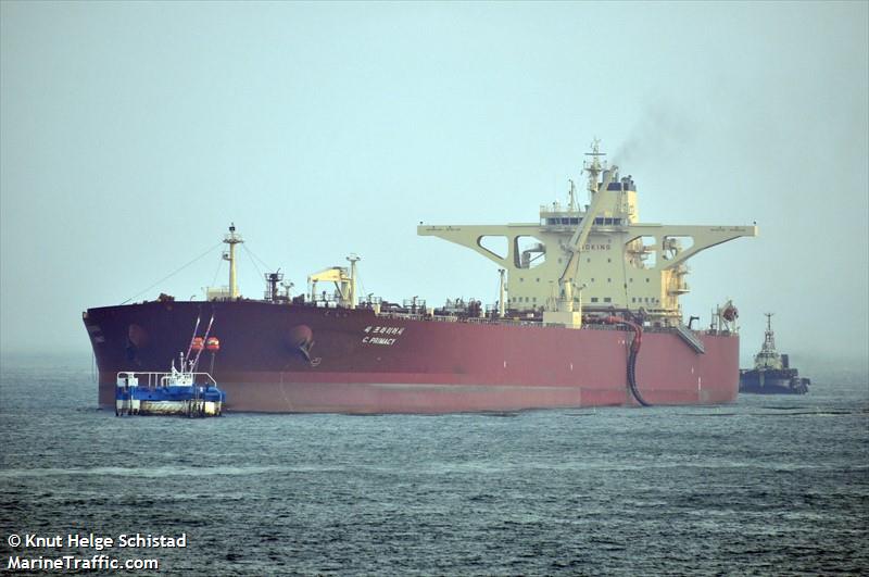 c.primacy (Crude Oil Tanker) - IMO 9422160, MMSI 351168000, Call Sign 3FEE under the flag of Panama