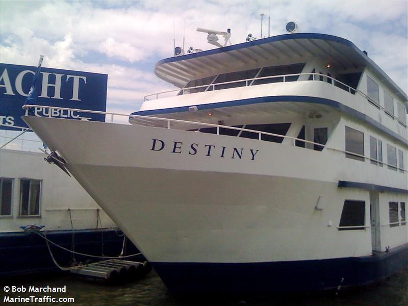 destiny (Passenger ship) - IMO , MMSI 367302270, Call Sign WDD8746 under the flag of United States (USA)