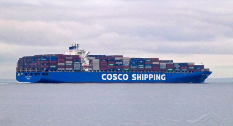 cosco africa (Container Ship) - IMO 9345439, MMSI 370188000, Call Sign 3ERX3 under the flag of Panama