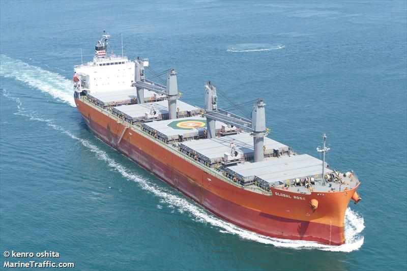 global rose (Bulk Carrier) - IMO 9495959, MMSI 373788000, Call Sign 3FUC3 under the flag of Panama