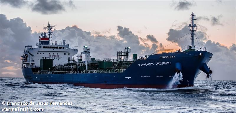 fairchem triumph (Chemical/Oil Products Tanker) - IMO 9758038, MMSI 374597000, Call Sign 3EBK7 under the flag of Panama