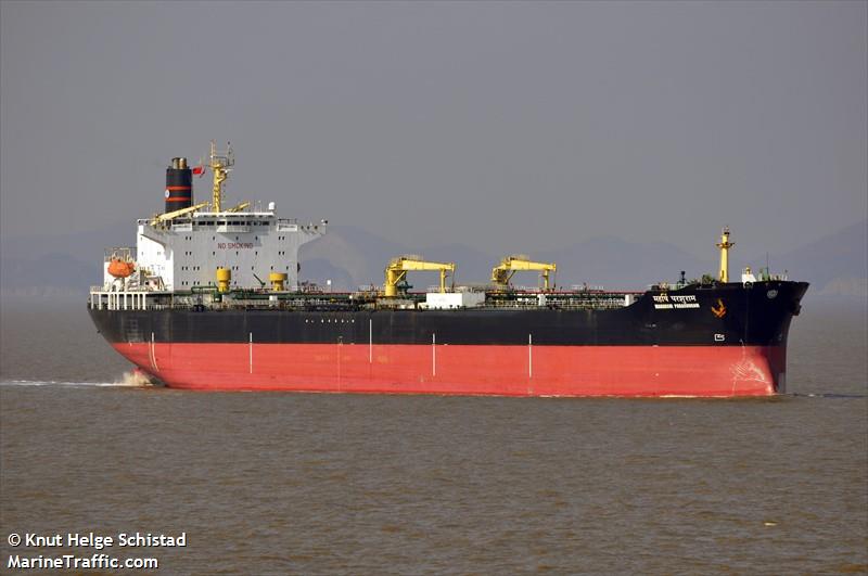 maharshi parashuram (Crude Oil Tanker) - IMO 9034547, MMSI 419465000, Call Sign VVZU under the flag of India
