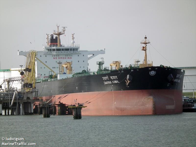 swarna kamal (Crude Oil Tanker) - IMO 9467732, MMSI 419758000, Call Sign AUYN under the flag of India