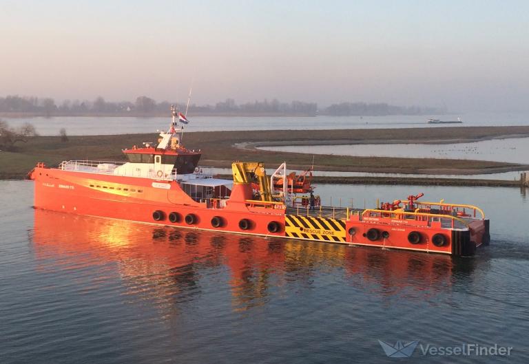 adnoc 715 (Offshore Tug/Supply Ship) - IMO 9673355, MMSI 470348000, Call Sign A6E2386 under the flag of UAE