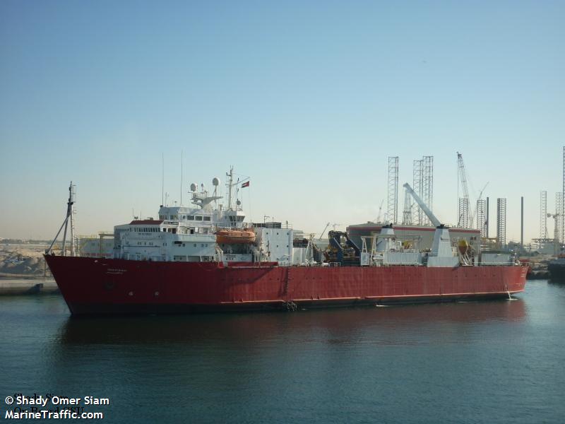 umm al anber (Cable Layer) - IMO 7206330, MMSI 470441000, Call Sign A6E2759 under the flag of UAE