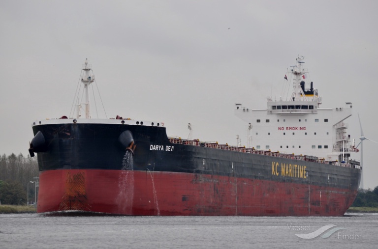 darya devi (Bulk Carrier) - IMO 9627760, MMSI 477182600, Call Sign VRLG6 under the flag of Hong Kong