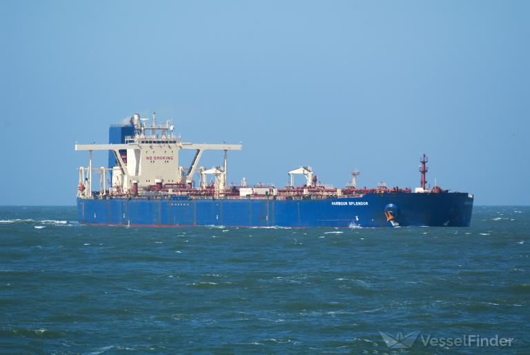 harbour splendor (Crude Oil Tanker) - IMO 9575096, MMSI 477728200, Call Sign VRGJ9 under the flag of Hong Kong
