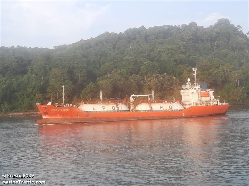 jabbar energy (LPG Tanker) - IMO 9227118, MMSI 525114048, Call Sign YCOQ2 under the flag of Indonesia
