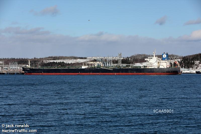 seaways yellowstone (Crude Oil Tanker) - IMO 9394947, MMSI 538003322, Call Sign V7QA4 under the flag of Marshall Islands