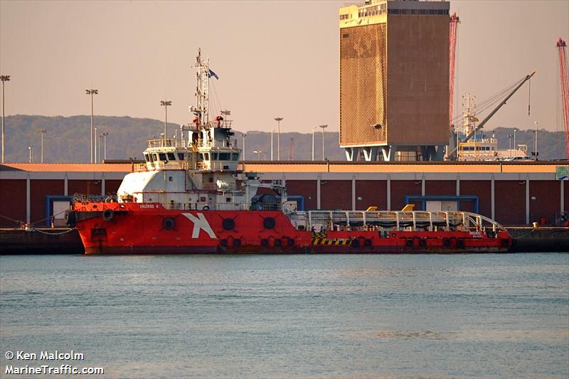 bes eagle (Offshore Tug/Supply Ship) - IMO 9444132, MMSI 538003586, Call Sign V7RV7 under the flag of Marshall Islands