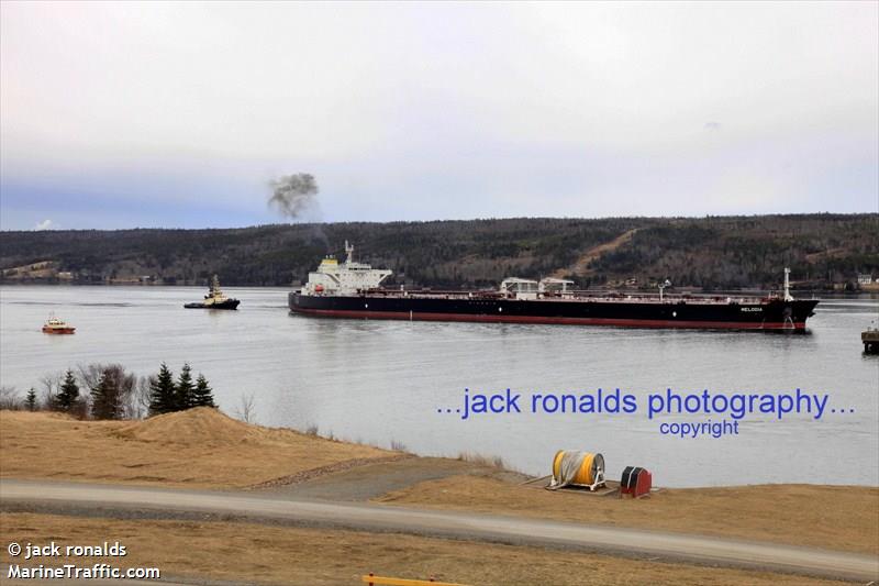 melodia (Crude Oil Tanker) - IMO 9589750, MMSI 538004238, Call Sign V7VX9 under the flag of Marshall Islands